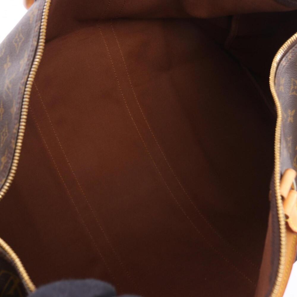 LOUIS VUITTON Brown Monogram Leather Boston Bag - Picture 3 of 14